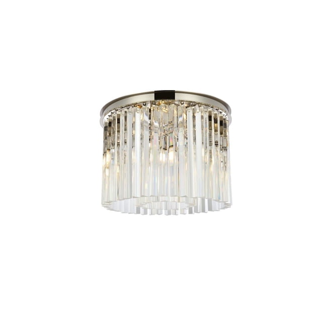 Elegant Lighting Sydney 20" 6 Light Royal Crystal Flush Mount