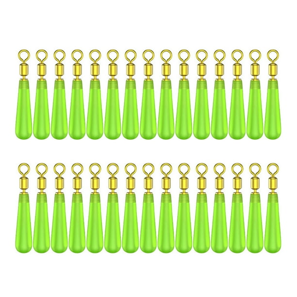 Flotador Corcho Ndcxsfigh Pesca Asiento Antinudos Silicona Accesorios Pesca mediano 30 Uds
