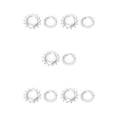 thumbnail image 3 of Rueda de bicicleta de montaña Toystoory piñón fijo Cogs Anillos de bloqueo 13T, 3 of 6