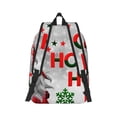 thumbnail image 3 of Balery Cute Santa Vintage Canvas Backpack for Men and Women - Large Capacity, Durable Travel Laptop Bag for School, Work, Hiking, and Outdoor Activities, 3 of 7