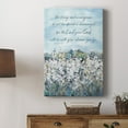 thumbnail image 5 of Be Strong Flower Field Premium Gallery Wrapped Canvas - Ready to Hang, 5 of 9