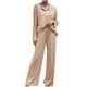 thumbnail image 1 of Conjunto de tops deportivos de manga larga para mujer, cintura elástica, pantalones largos, conjuntos de pijamas Fridja  nalpqowj16997, 1 of 6
