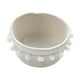 thumbnail image 1 of Cesta de almacenamiento tejido a mano cesta de algodón tejido de algodón portátil regalos de casa de la casa canasta de pan de frutas para estantes 17cmx9cm, 1 of 8
