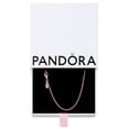 thumbnail image 2 of Sterling Silver Chain w/14k Rose Gold Plating, 90 cm/35.4 in Necklace & Pendants 90 cm 580413-90, 2 of 4