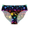 thumbnail image 6 of XIAONU Men's Custom Face Print Underwear Love Pattern Soft Breathable Comfort Daily Wear Valentine's Gift WoMens Briefs, 6 of 7