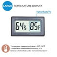 thumbnail image 2 of Veanic 4-Pack Mini Digital Thermometer Hygrometer Meters Gauge Indoor Large Number Display Temperature Fahrenheit (℉), 2 of 5