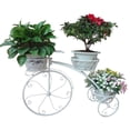 thumbnail image 2 of jinwen European Flower Rack Flower Pot Bookshelf Multipurpose Metal Plant Stand White, 2 of 5