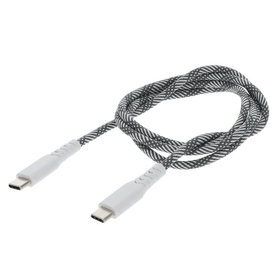 Rove 3ft Usb-c To Usb-c Braided Cable Rv3ftusbcc Charging Cord For Mobile Devices-assorted