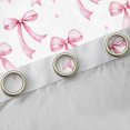 thumbnail image 4 of Castle Fairy Preppy Child Cartoon Bowknot Black Out Curtains,Polka Dots Curtains Pack of 2 (42x63 Each),Pink White Bow Bedroom Curtains,Microfiber Bedroom Decor, 4 of 6