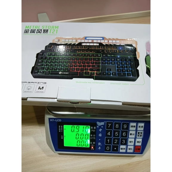 Ankereame Wired Gaming Keyboard Mouse Combo, 104-Key Mechanical Feel with RGB Backlight, Ergonomic, Spill-Resistant, Built-in Phone Holder for PC/Office/Home