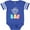 Football Blue and White, variant on Inktastic Easter Hangin' with My Peeps Boys or Girls Baby Bodysuit