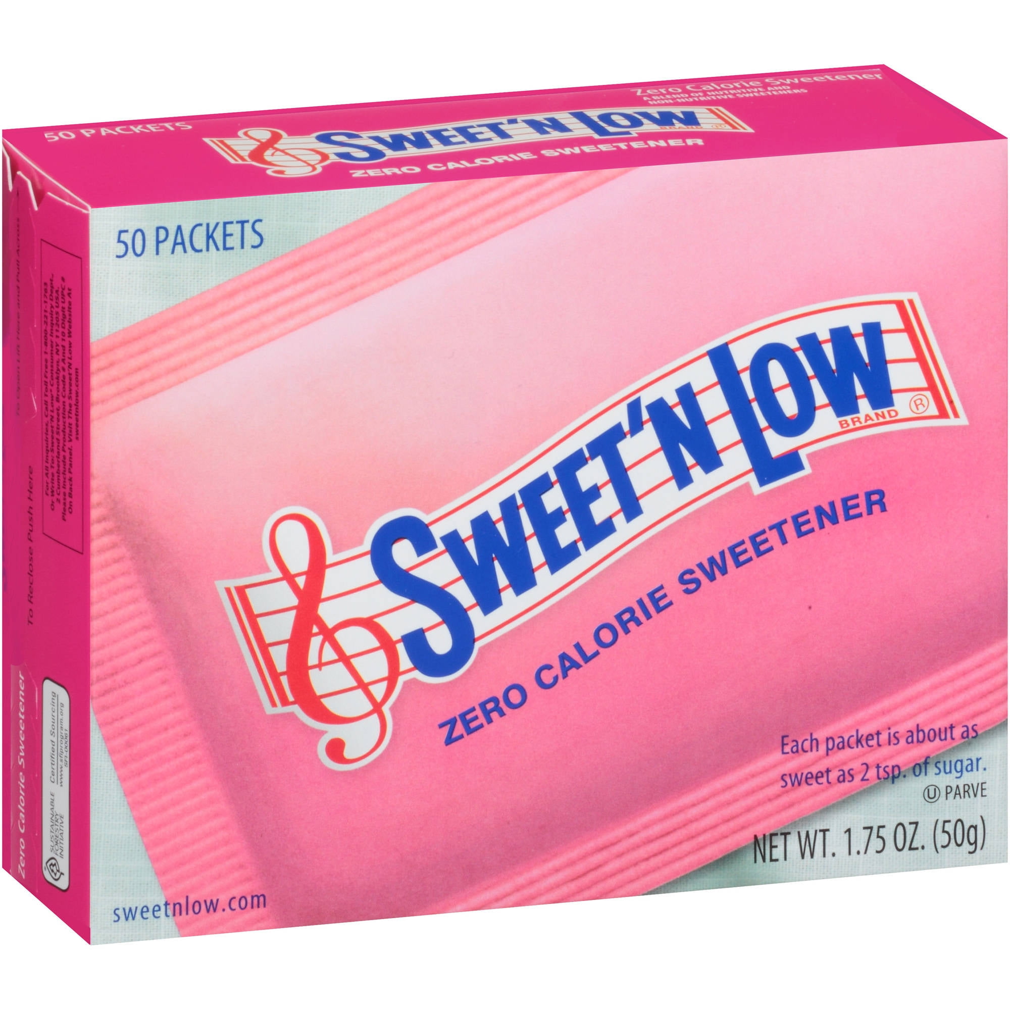 Cumberland Packing Sweet N Low Sweetener, 50 ea