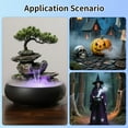 thumbnail image 5 of USB Powered Halloween Witch Cauldron Fog Maker with Colorful LED Lights, Mystical Fog Effect for Indoor Fish Tank Decor, Living Room Party Home Decoration, 5 of 7