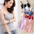 thumbnail image 5 of Sujetador informal suave con relleno para mujer, camiseta sin mangas, camiseta de tirantes finos para mujer, camisola femenina con sujetador integrado WD.WDQZL Cocina, 5 of 5