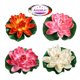 thumbnail image 3 of EeaseMX Amosfun - 4 piezas de 17 cm de simulación de nenúfar flotante de plástico con forma de flor de loto para estanque, decoración de pecera (blanco, naranja, rojo y rosa), 3 of 7
