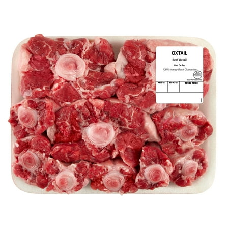Beef Oxtail Pieces, Tray, Fresh, 2.0 - 3.5 lb