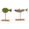 thumbnail image 1 of 2 piezas de adornos de pez independientes, decorativos, con forma de pez, para decoración artesanal, regalo EstiloK, 1 of 9