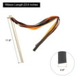 thumbnail image 2 of Unique Bargains 20Pcs Wedding Ribbon Sticks Ribbon Streamers Sticks for Wedding Celebration Orange,Black, 2 of 5