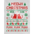 thumbnail image 4 of Tstars Boys Unisex Christmas Shirts Gift Meeowee Christmas Ugly Sweater Cute Kids Funny Humor Family Holiday Shirts Xmas Party Christmas Gifts for Boy Infant Baby Long Sleeve Bodysuit, 4 of 5