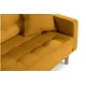 thumbnail image 4 of Sofá Cama De Lino Mostaza Modelo Encore, 4 of 8
