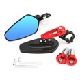 thumbnail image 1 of 1 Pair 22mm Motorcycle Bar End Rear Mirrors Replacement Retro Handlebar Side View Mirror Modified Accessories, 1 of 7