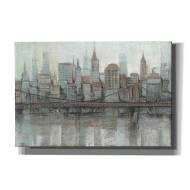 Epic Graffiti 'City Center I' by Tim O'Toole, Canvas Wall Art, 18"x12"
