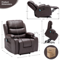 Homrest Power Lift Recliner Chair Electric Recliner Lift Chair with