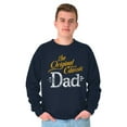 thumbnail image 5 of Fathers Day The Original Classic Dad Men's Crewneck Sweatshirt Brisco Brands S, 5 of 6