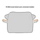 thumbnail image 3 of Riwesomey Parabrisas de coche, cubierta parasol, SUV, Protector de ventana delantera, estacionamiento, verano, hielo, nieve, parabrisas acoplable, Ventana automotriz Regular Riwesomey VI009627-01, 3 of 6