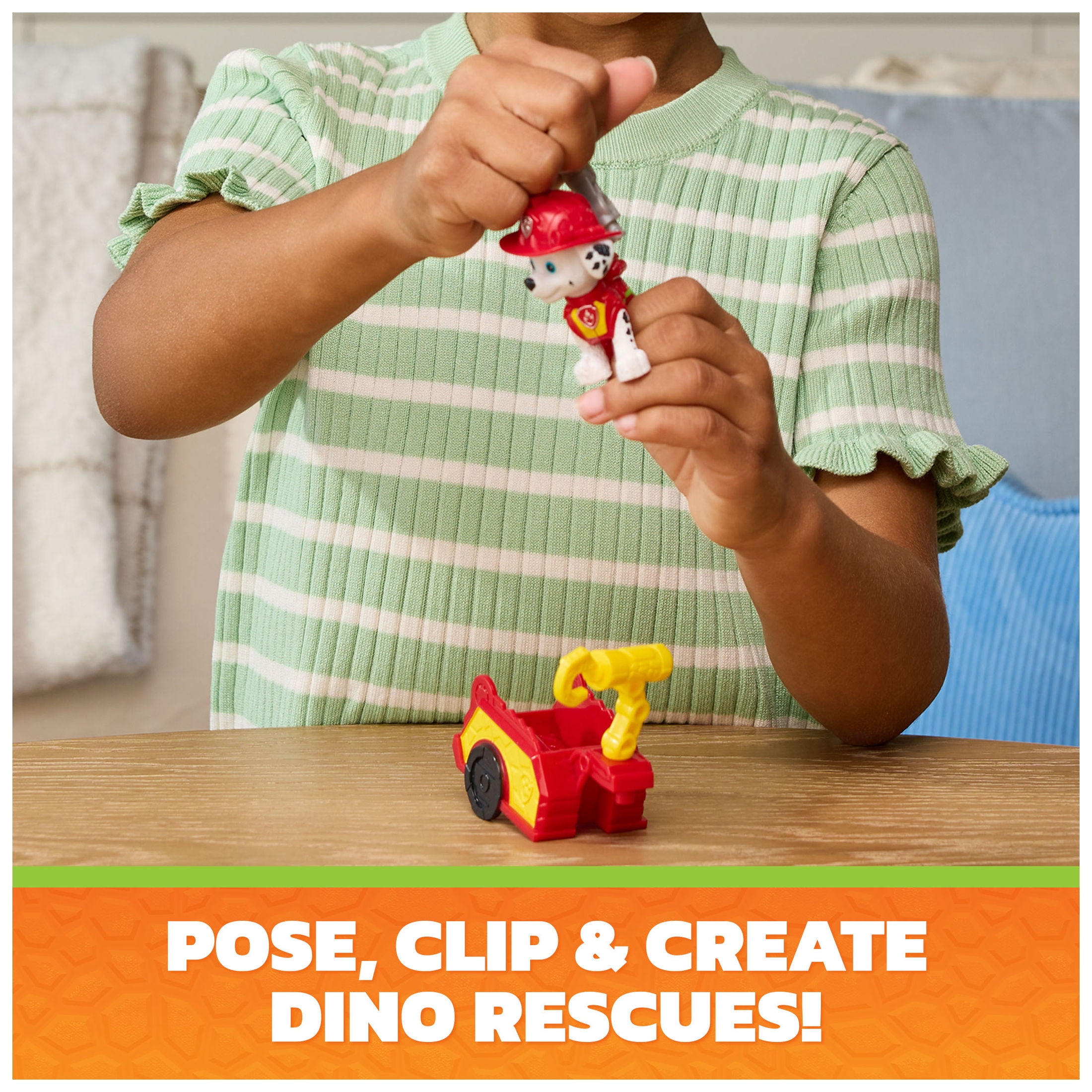 PAW Patrol: The Dino Movie Marshall Dino Tool pack, Ages 3+