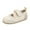 Beige, variant on Kids' Mary Jane Style Casual Shoes, Breathable Mesh Adjustable Strap Flats, Non-Slip Soft Sole Summer Shoes for Boys & Girls Silver,2.5-3Years