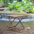 thumbnail image 2 of Miangastore Folding Stool Comfortable 1Set 10.2X9.6X8.9In, 2 of 8