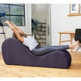 thumbnail image 5 of Avana Yoga Chaise Lounge Chair, Aubergine, 5 of 7