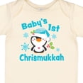 thumbnail image 4 of Inktastic Baby's 1st Chrismukkah with Cute Baby Penguin and Snowflakes Boys or Girls Baby Bodysuit, 4 of 5