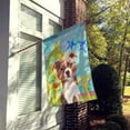 thumbnail image 2 of Red Staffie Bull Terrier Christmas House Flag, 2 of 4