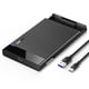 thumbnail image 1 of Carcasa de disco duro UGREEN USB C 3.1 Gen 2 a SATA III de 6 Gbps, 1 of 9