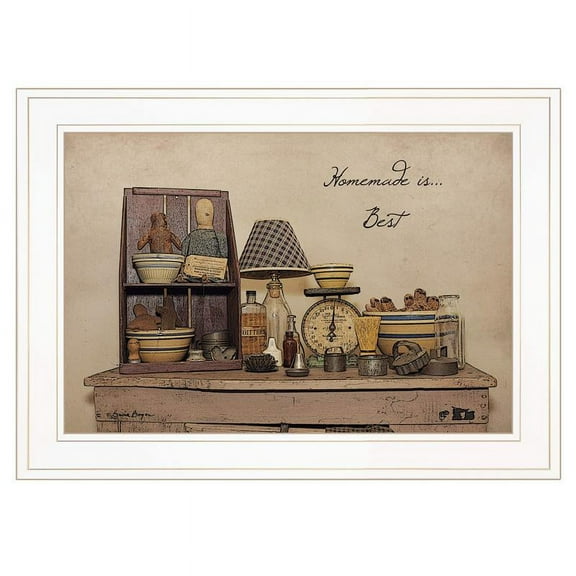 TrendyDecor4U Homemade Is Best By Susie Boyer Framed Print BOY142B-226G