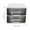 thumbnail image 2 of PTOOTP White PP Desktop Organizer with Multi-Functional Design for Kitchen and Office Storage, 2 of 8