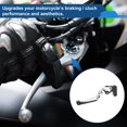thumbnail image 3 of Palancas de freno y embrague para Yamaha YZF R1 2009-2014, aleación de aluminio, tono plateado con extremo negro, 3 of 6
