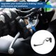 thumbnail image 3 of Palancas de freno y embrague para Yamaha YZF R1 2009-2014, aleación de aluminio, tono plateado con extremo negro, 3 of 6