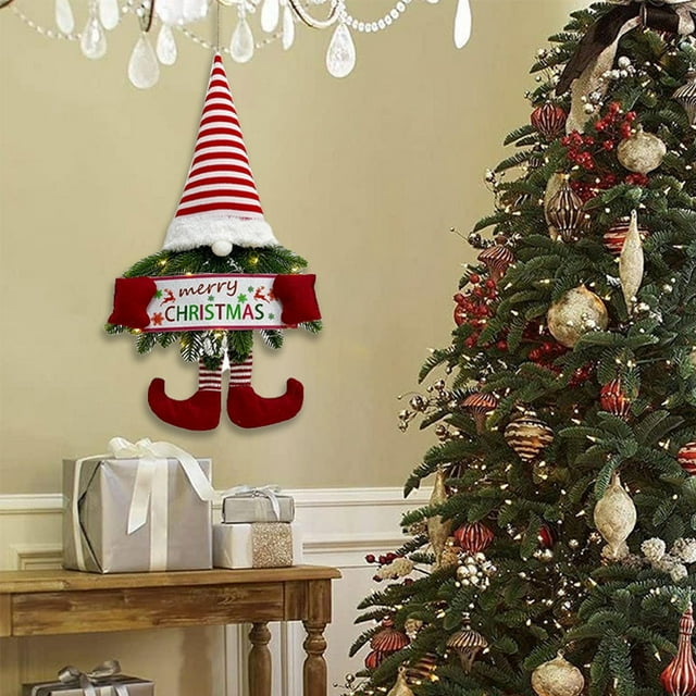 Christmas Decorations Christmas Pendants Lighted for Front Door Battery Operated Large Battery Operated Christmas Wreath Christmas for Front Door Outdoor Lighted Christmas Big Wreath Christmas Outdoor