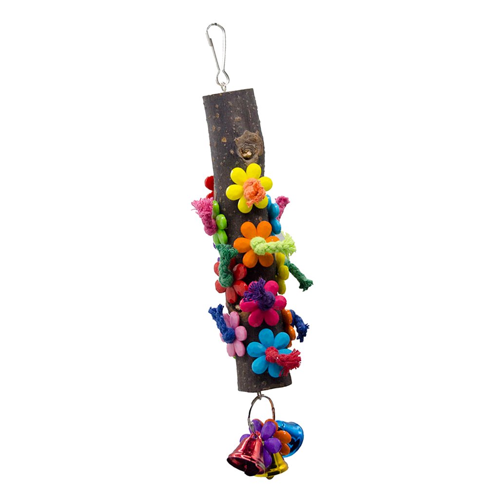 FashionCha Wood Bird Toys Platform Cage Accessories Great for Parakeets Budgies Cockatiels