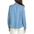 thumbnail image 2 of Foxcroft womens  Hampton Shirt, m, Blue, 2 of 3