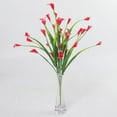 thumbnail image 3 of ZOELNIC 4 Bouquet Artificial Calla Lily Flower Wedding Table Plant Home Garden Decor , Red, 3 of 8