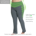 thumbnail image 3 of Rainbeau Curves Basic Compression Bootcut Pant, Women's Plus Gray 22/24, 3 of 3