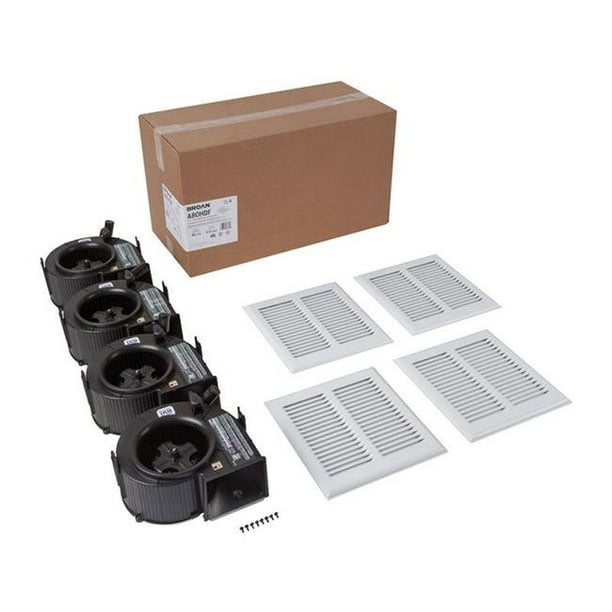 Broan Nutone Ae100bf 100 Cfm Bath Fan Pack Walmart Com Walmart Com