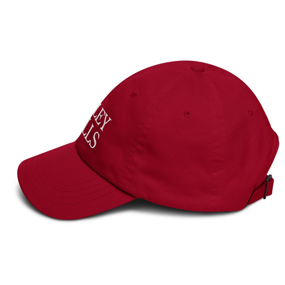 Holey Balls Pickleball Hat - Dad hat (Cranberry)
