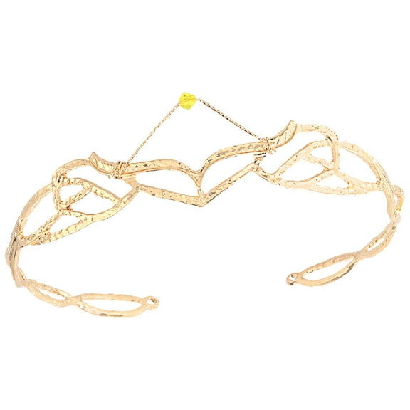MLINS  Bead Hair Band Bridal Accessories Elven Vintage Crown Headband for Women