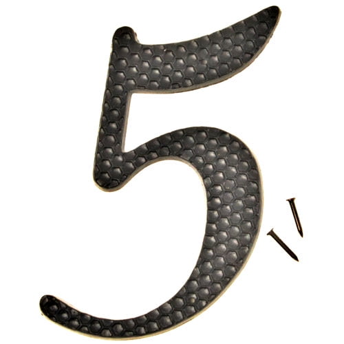 Hy-Ko DC-5/1 4.5" Die Cast Aluminum #1 House Number