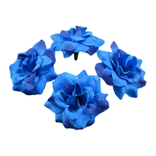 Lote de 50 telas de textura Yuarrent Flores artificiales multicolor 4.5 cm